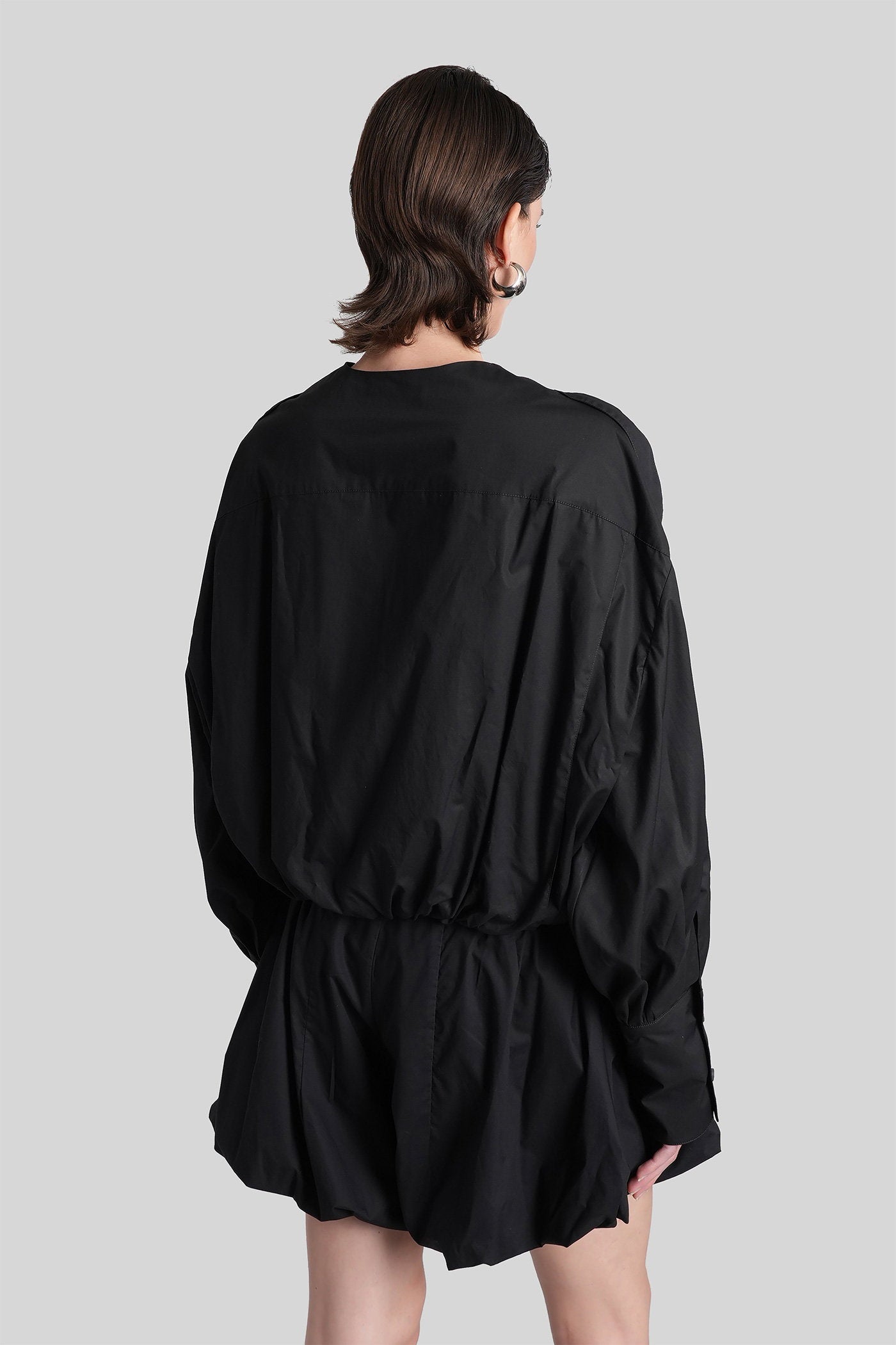 Diana 4007 Shirt Black Cotton Abbigliamento