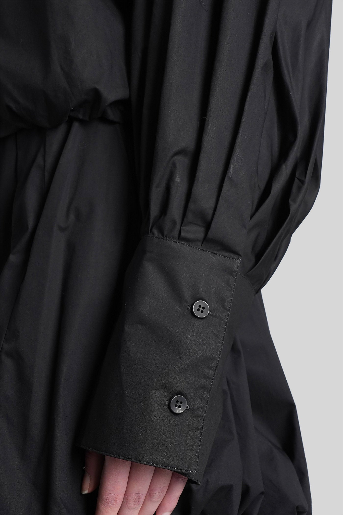 Diana 4007 Shirt Black Cotton Abbigliamento