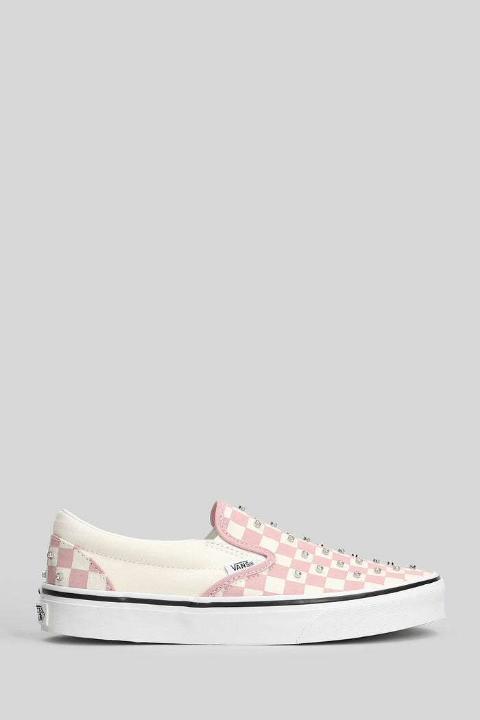 Classic Slip On Sneakers Rose-Pink Cotton Scarpe