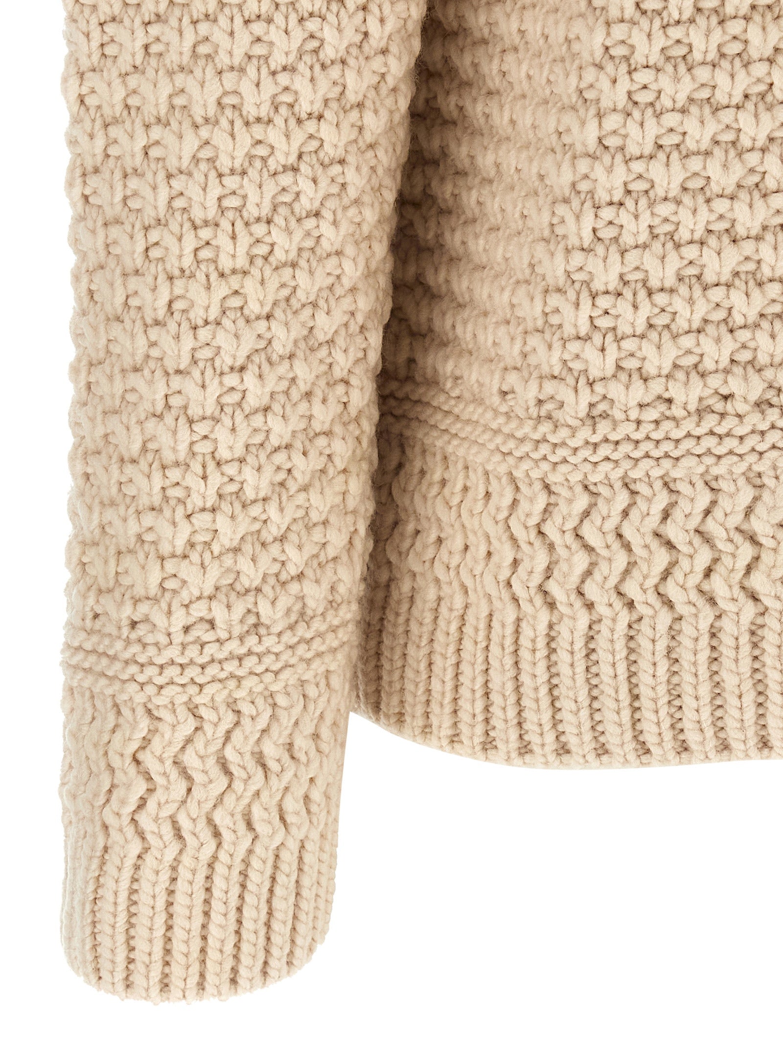 Hypnotic Bauble sweater Beige Wool Sweater, Cardigans