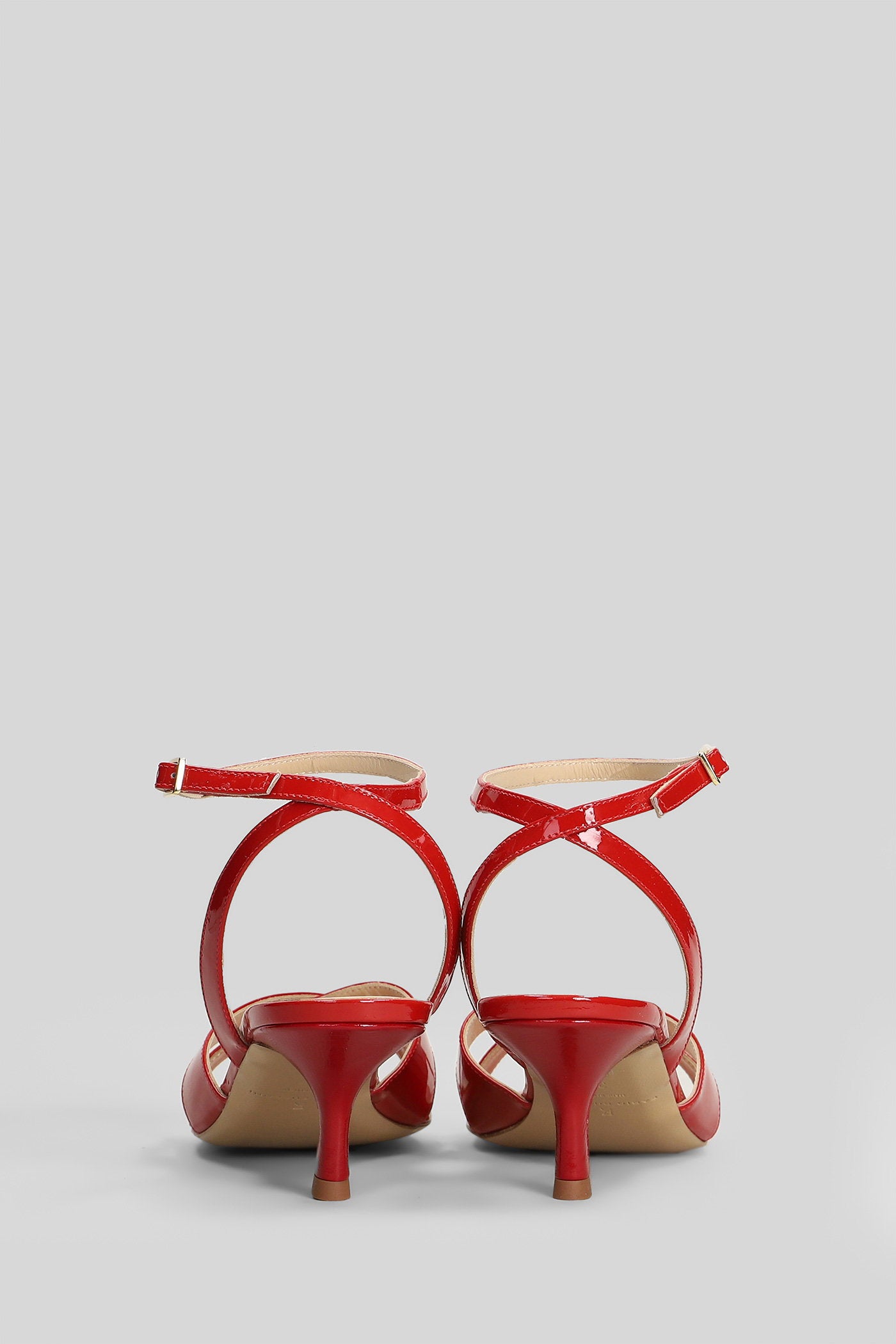 Sandals Red Patent Leather Scarpe
