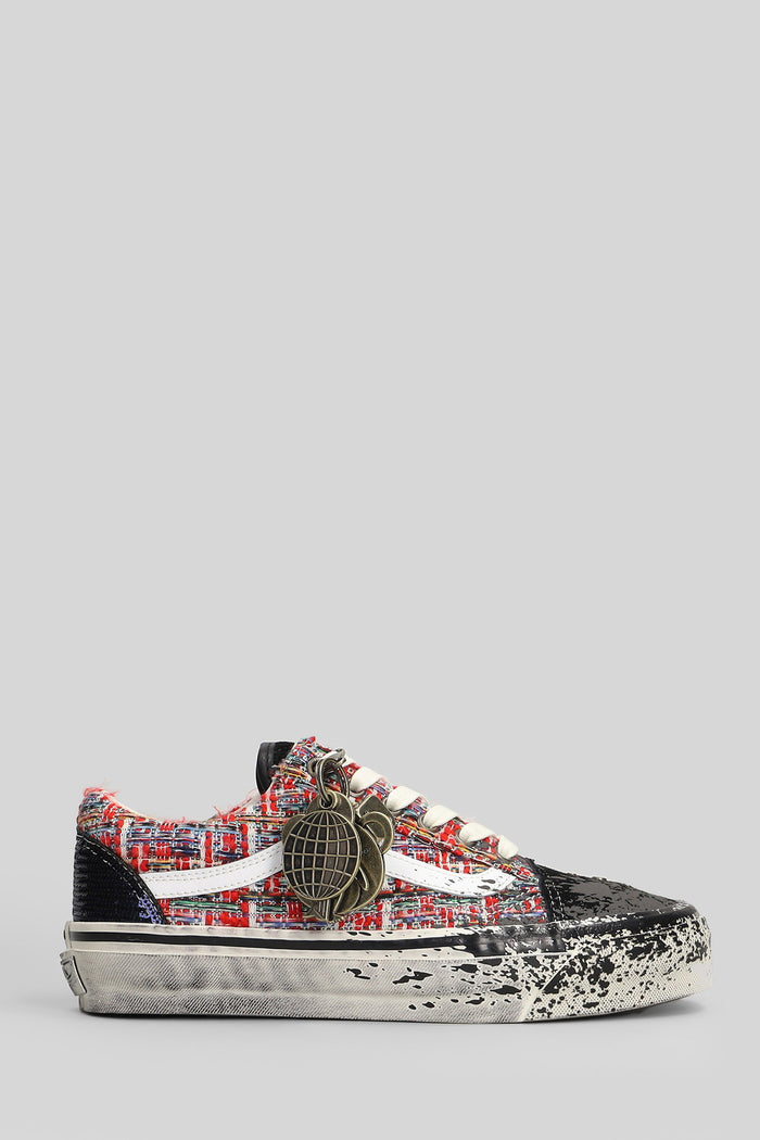 Lx Old Skool Sneakers Multicolor Suede And Fabric Scarpe