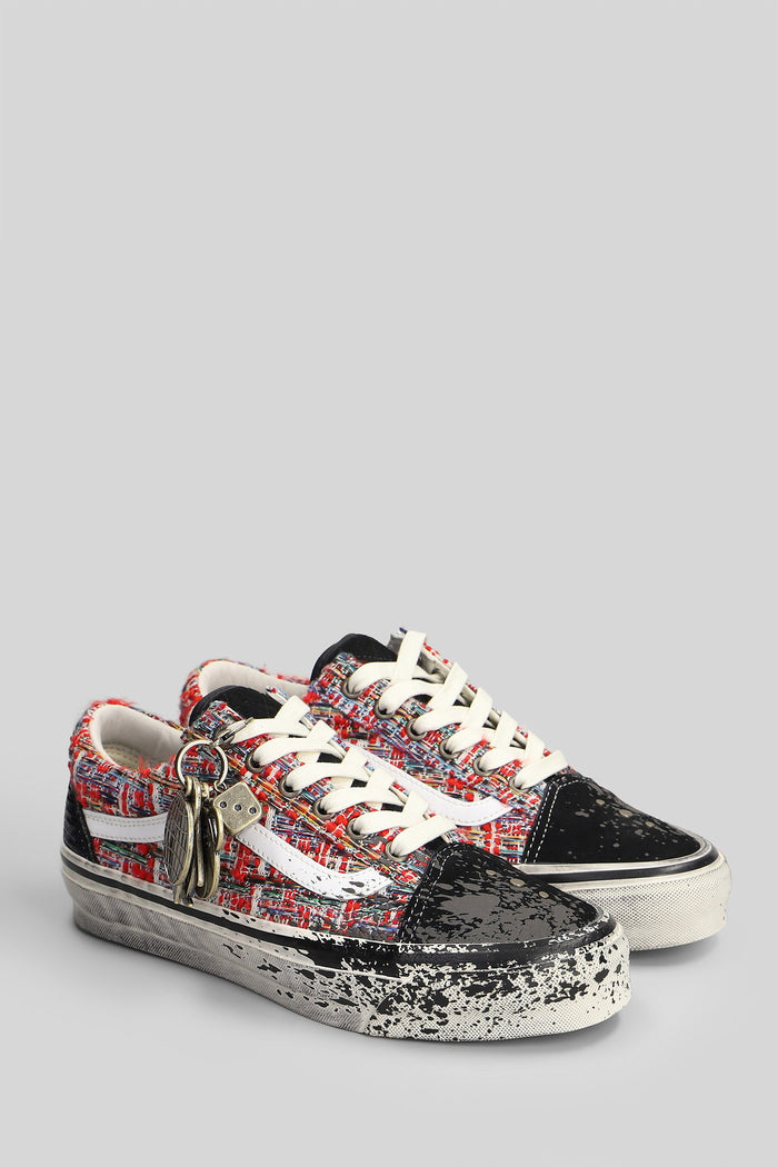 Lx Old Skool Sneakers Multicolor Suede And Fabric Scarpe