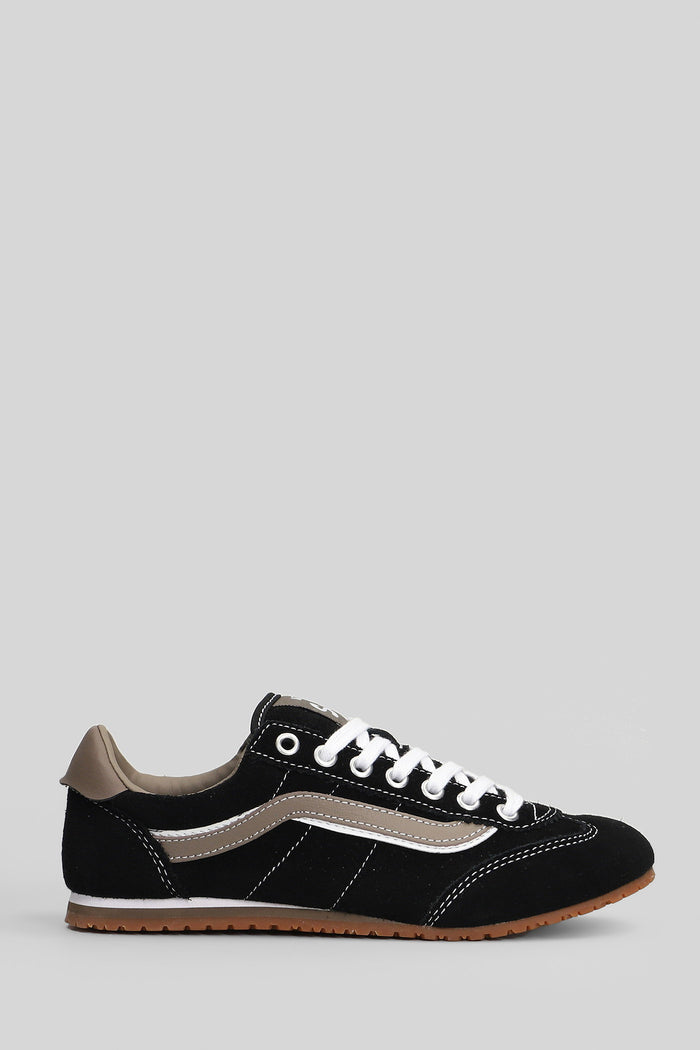 Super Lowpro Sneakers Black Suede And Leather Scarpe