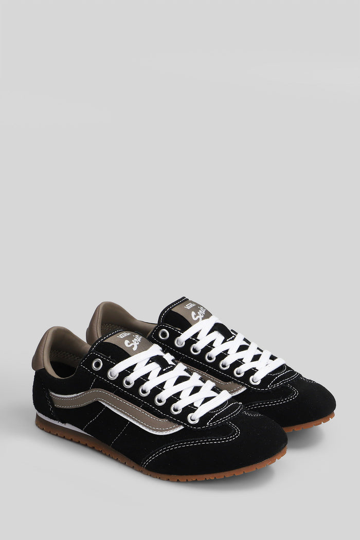 Super Lowpro Sneakers Black Suede And Leather Scarpe