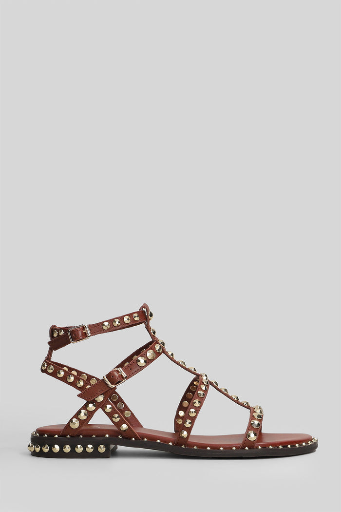 Precious Flats Bordeaux Leather Scarpe