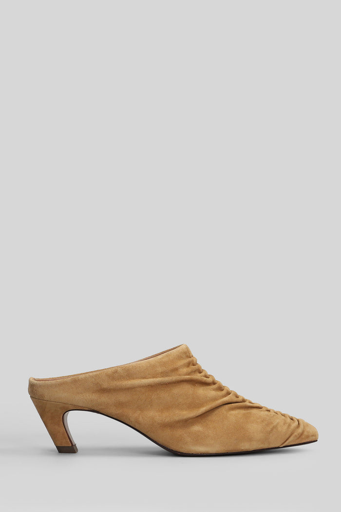 Viva Slipper-Mule Leather Suede Color Scarpe