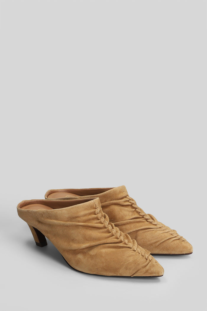 Viva Slipper-Mule Leather Suede Color Scarpe