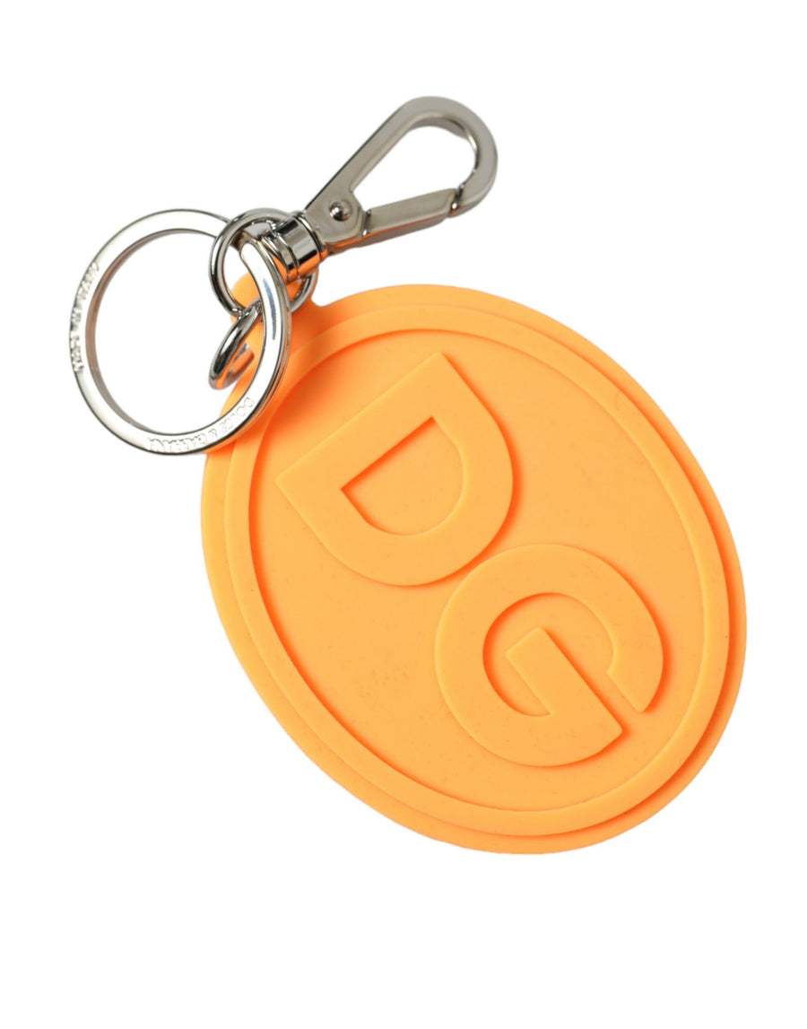 Dolce & Gabbana Brass key case in orange