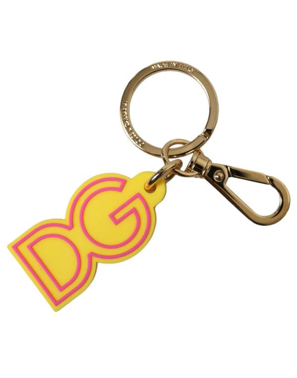 Dolce & Gabbana 40% Zamak key case in yellow