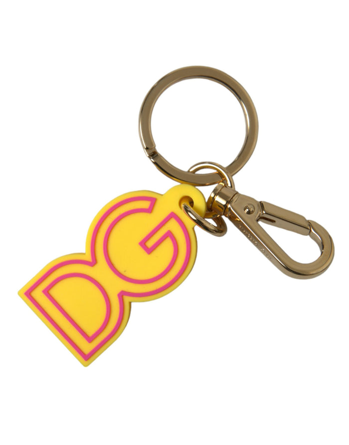 Dolce & Gabbana 40% Zamak key case in yellow — view 2