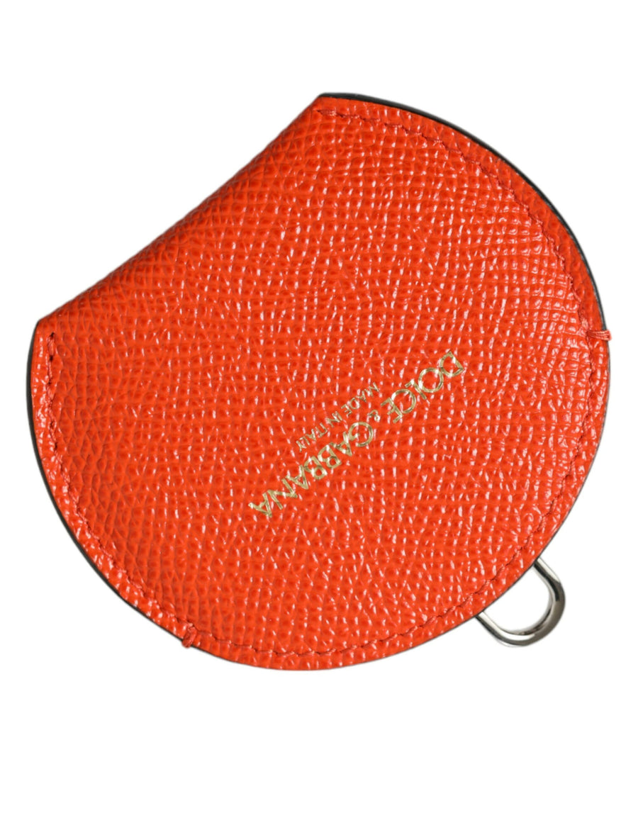 Dolce & Gabbana 100% Calf Leather hair clip in orange