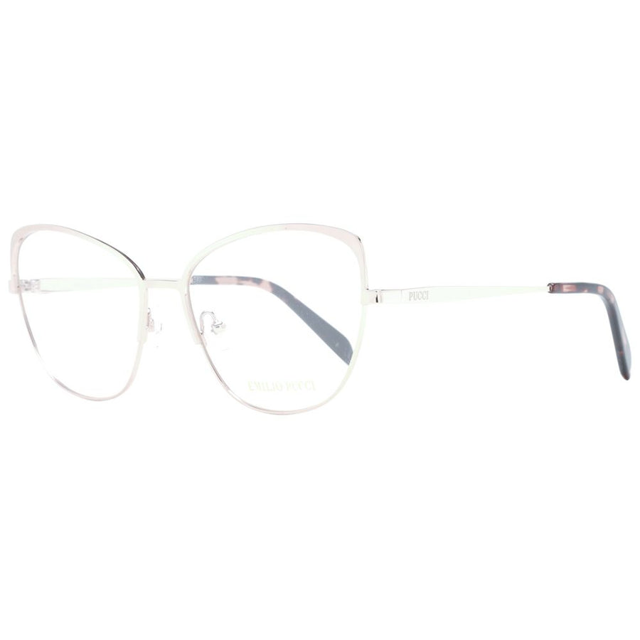 Emilio Pucci PU-1049627 Metal frame with tortoiseshell-effect temples eyeglasses in rose gold