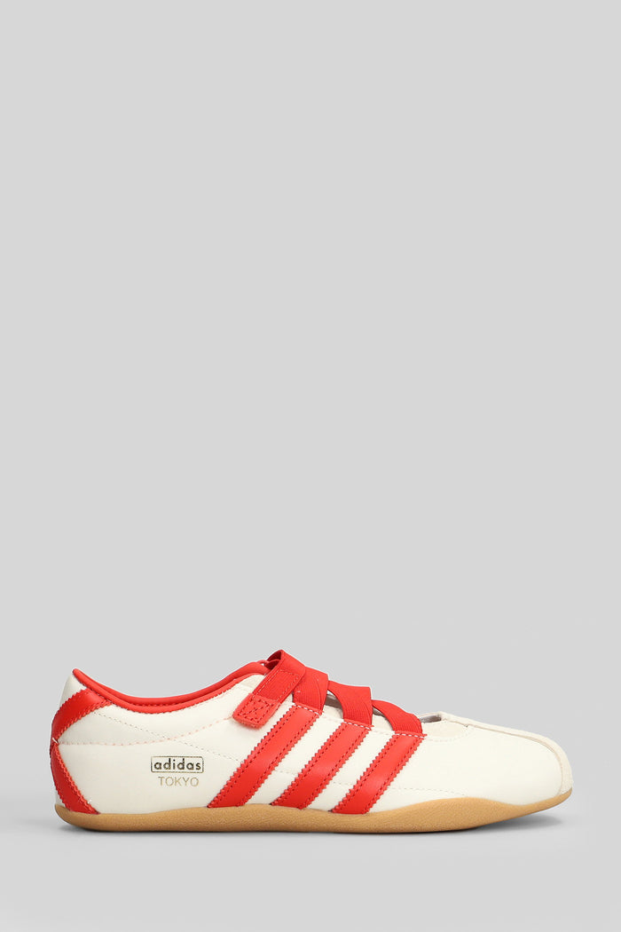 Tokyo Mj W Sneakers Beige Leather And Fabric Scarpe