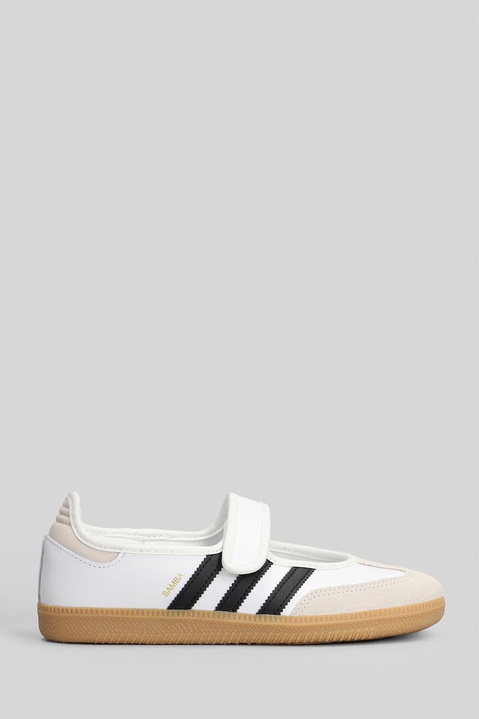 Samba Jane Sneakers Black Leather Scarpe