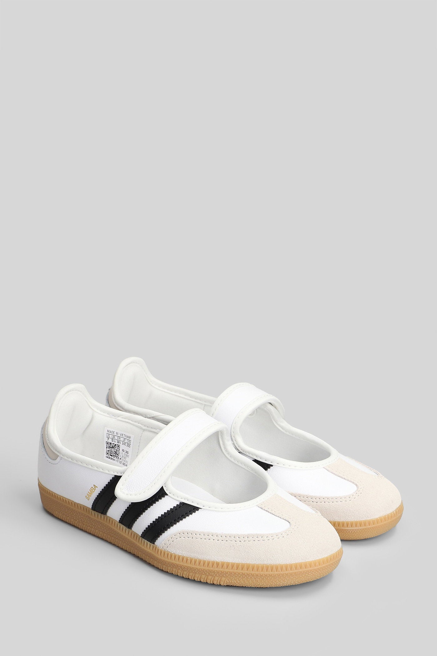 Samba Jane Sneakers Black Leather Scarpe