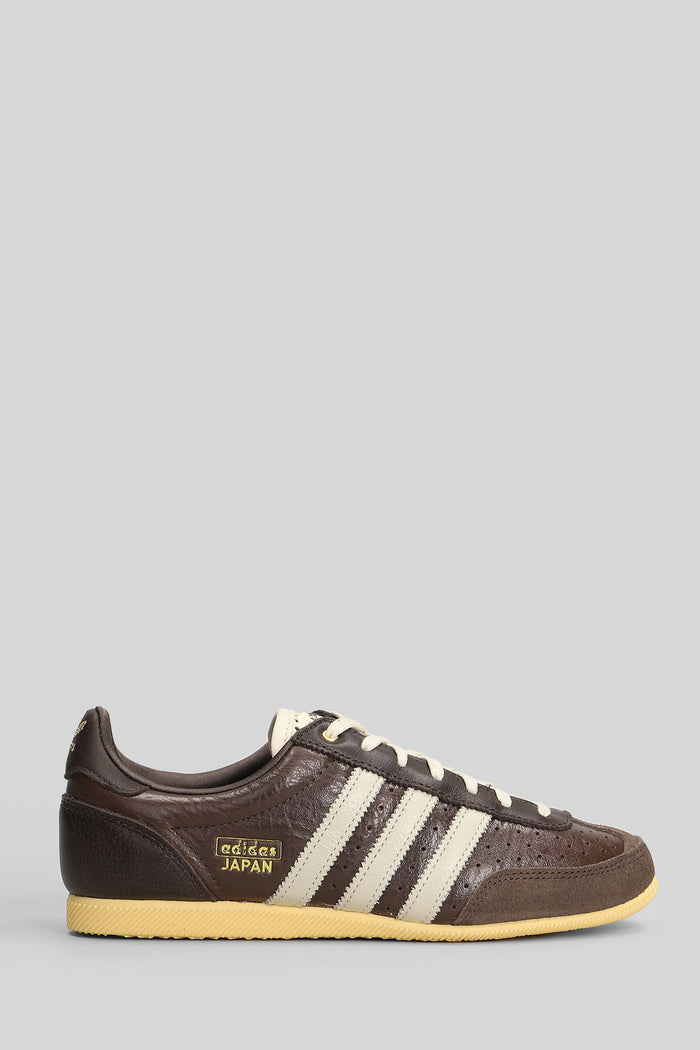 Japan W Sneakers Brown Leather Scarpe