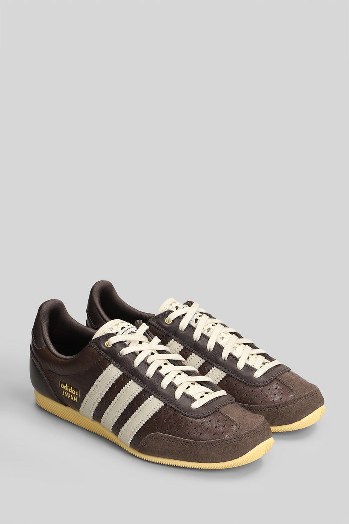 Japan W Sneakers Brown Leather Scarpe