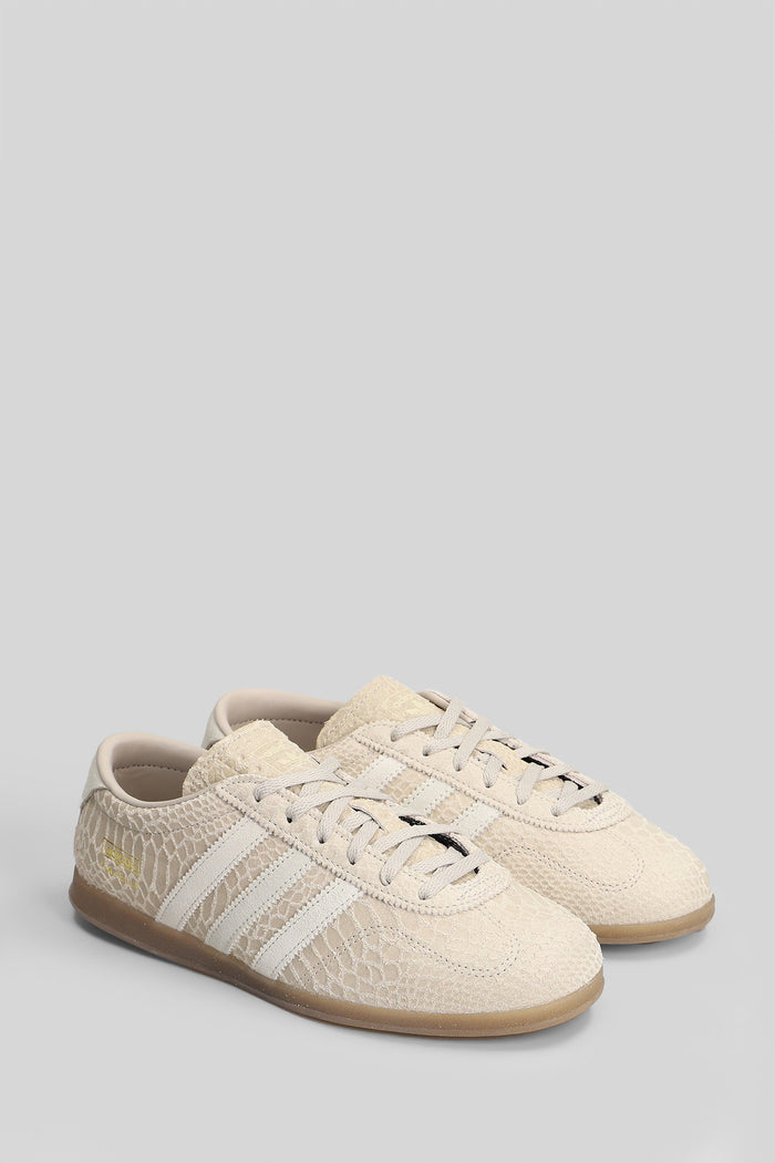 Gazelle Lo Pro W Sneakers Beige Suede And Fabric Scarpe