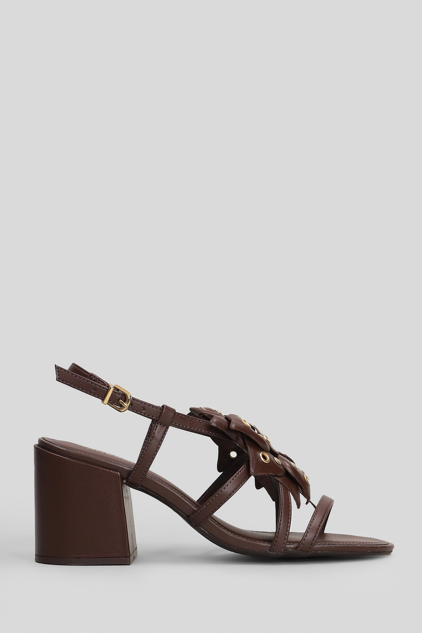 Sandals Brown Leather Scarpe