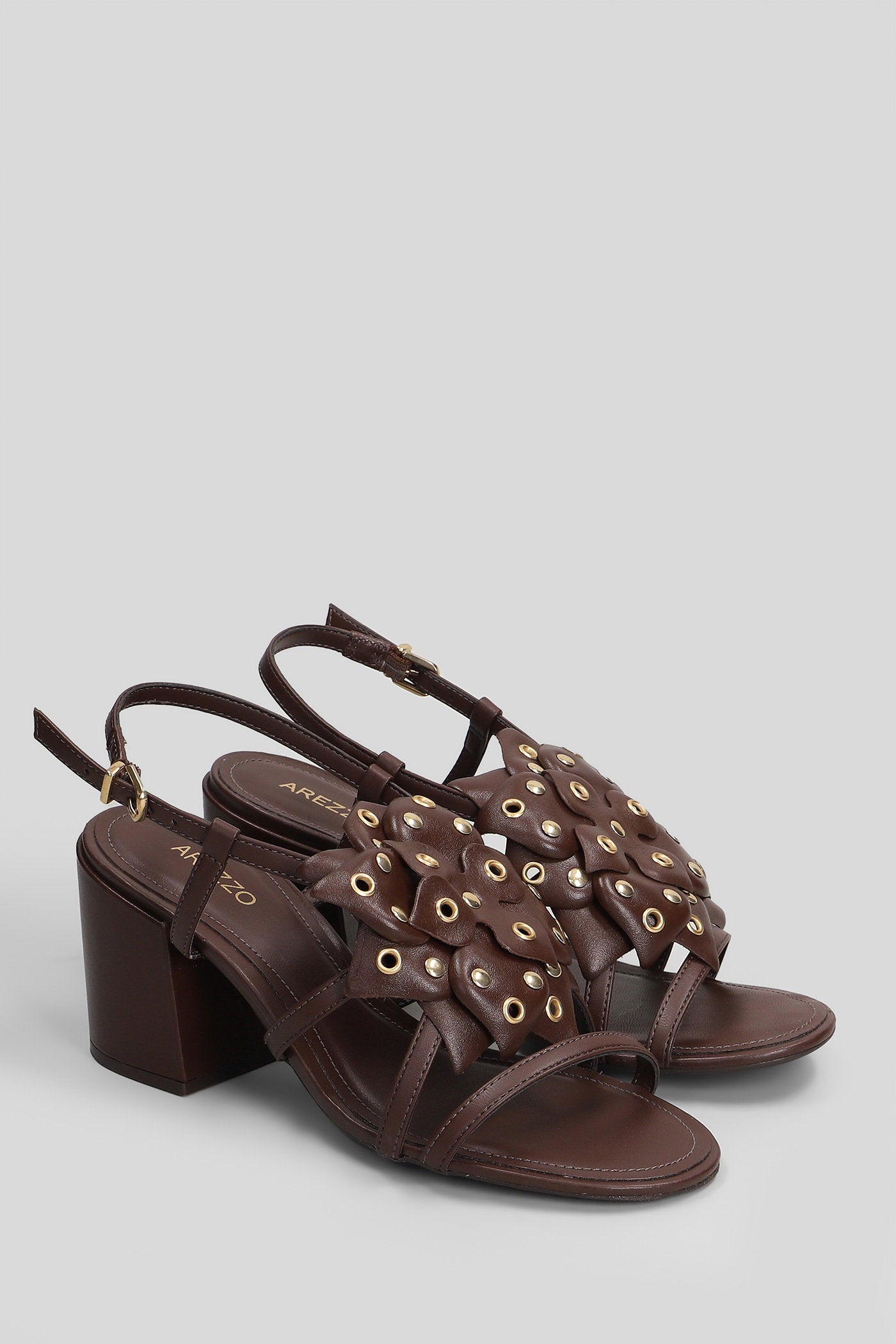 Sandals Brown Leather Scarpe