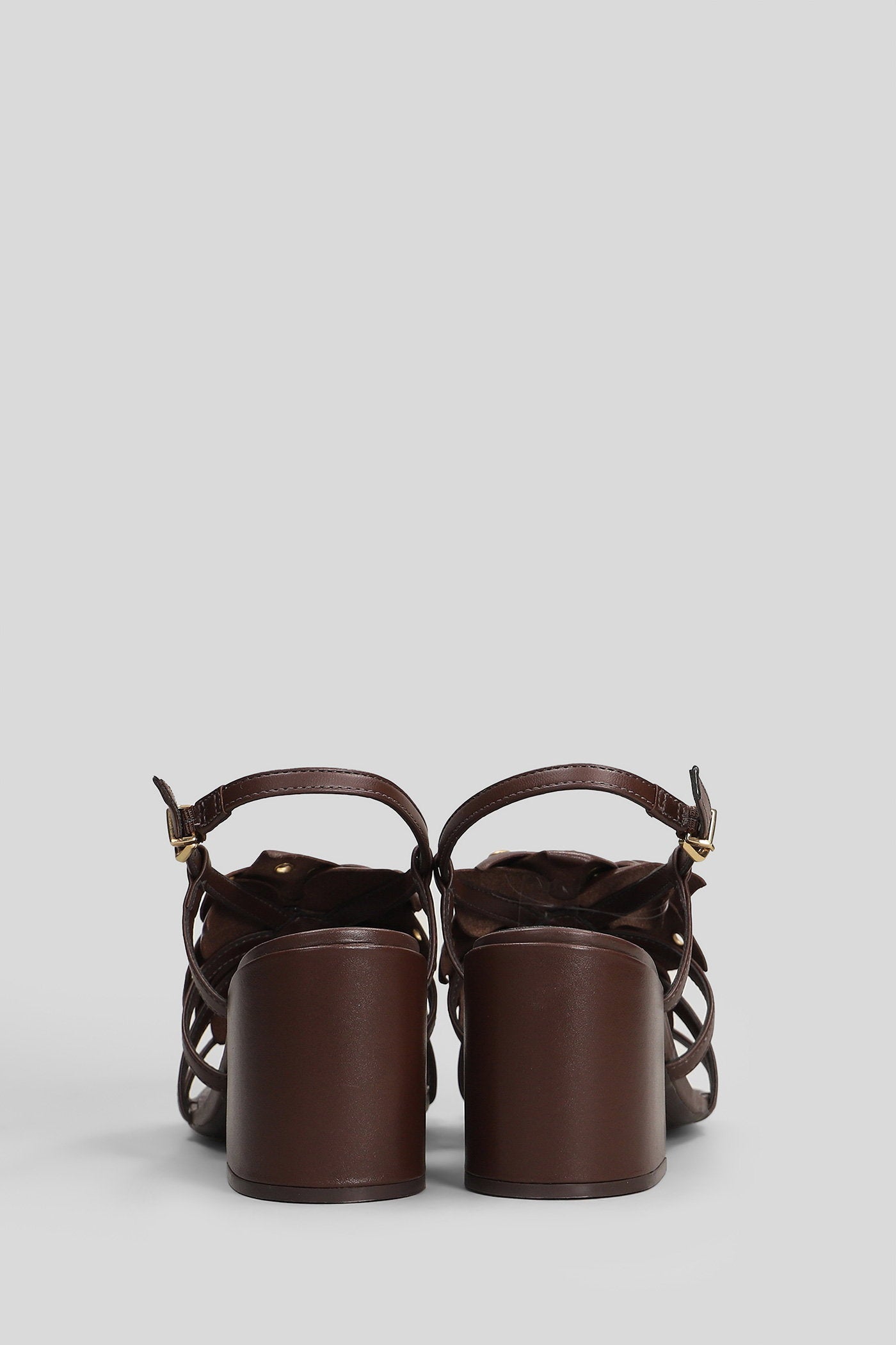 Sandals Brown Leather Scarpe