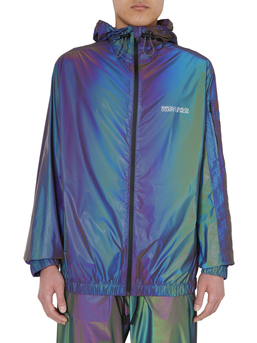 Wind Jacket Black Polyester