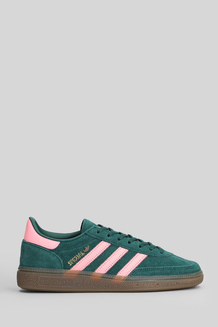Handball Spezial W Sneakers Green Suede And Leather Scarpe