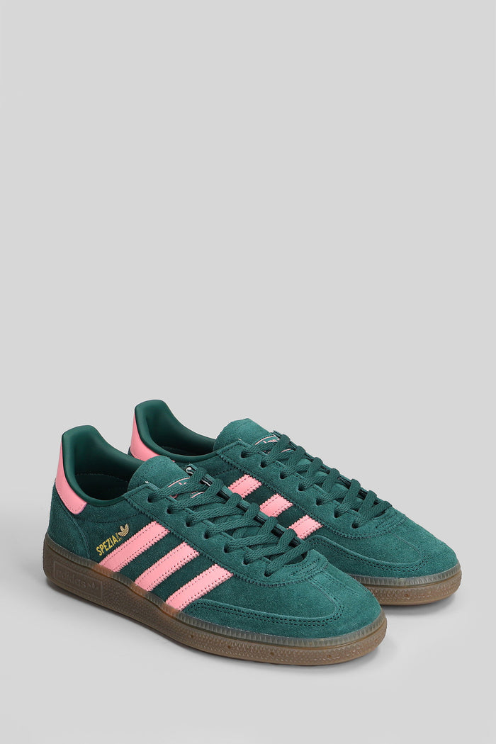 Handball Spezial W Sneakers Green Suede And Leather Scarpe