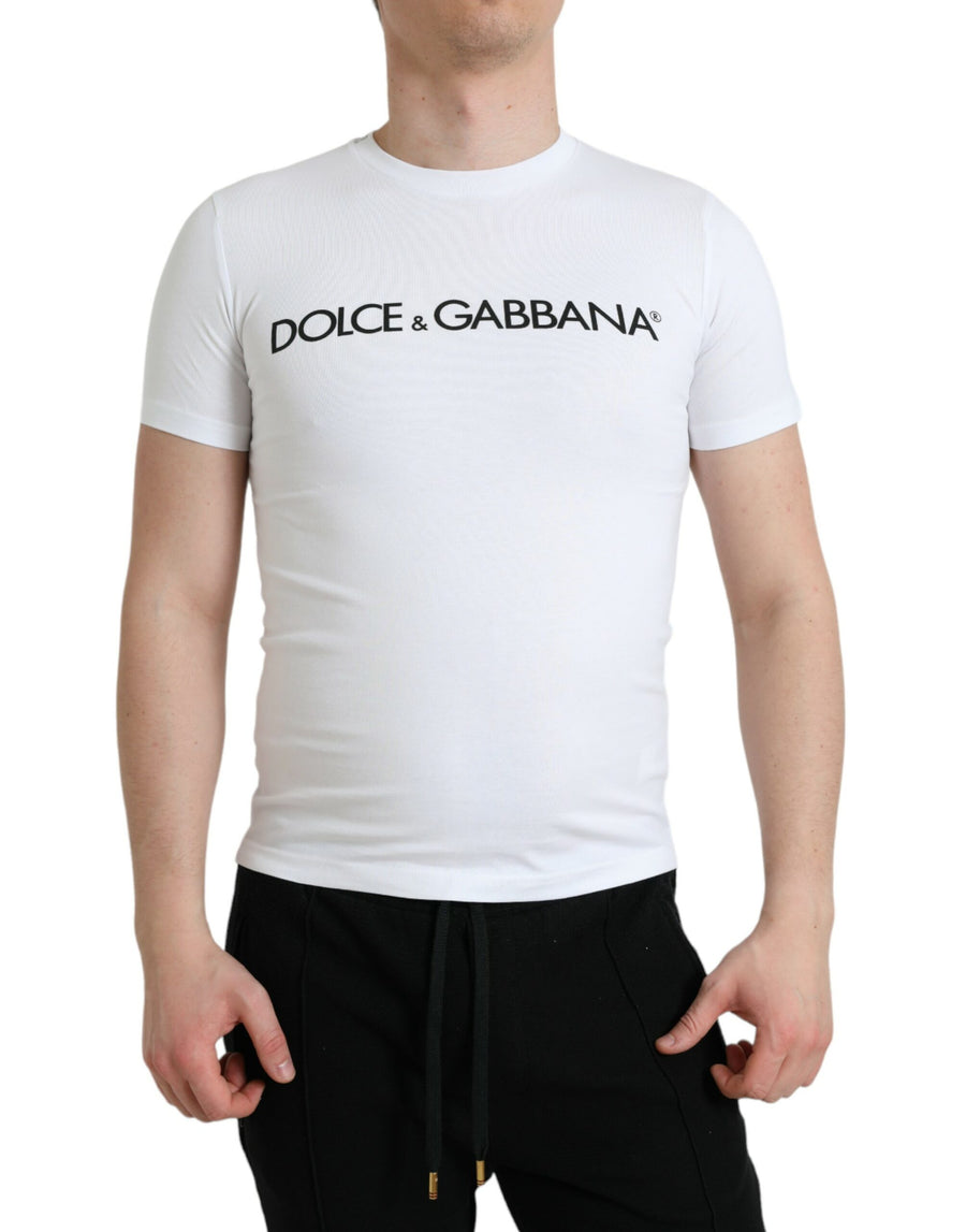 Dolce & Gabbana 100% Cotton t-shirt in white