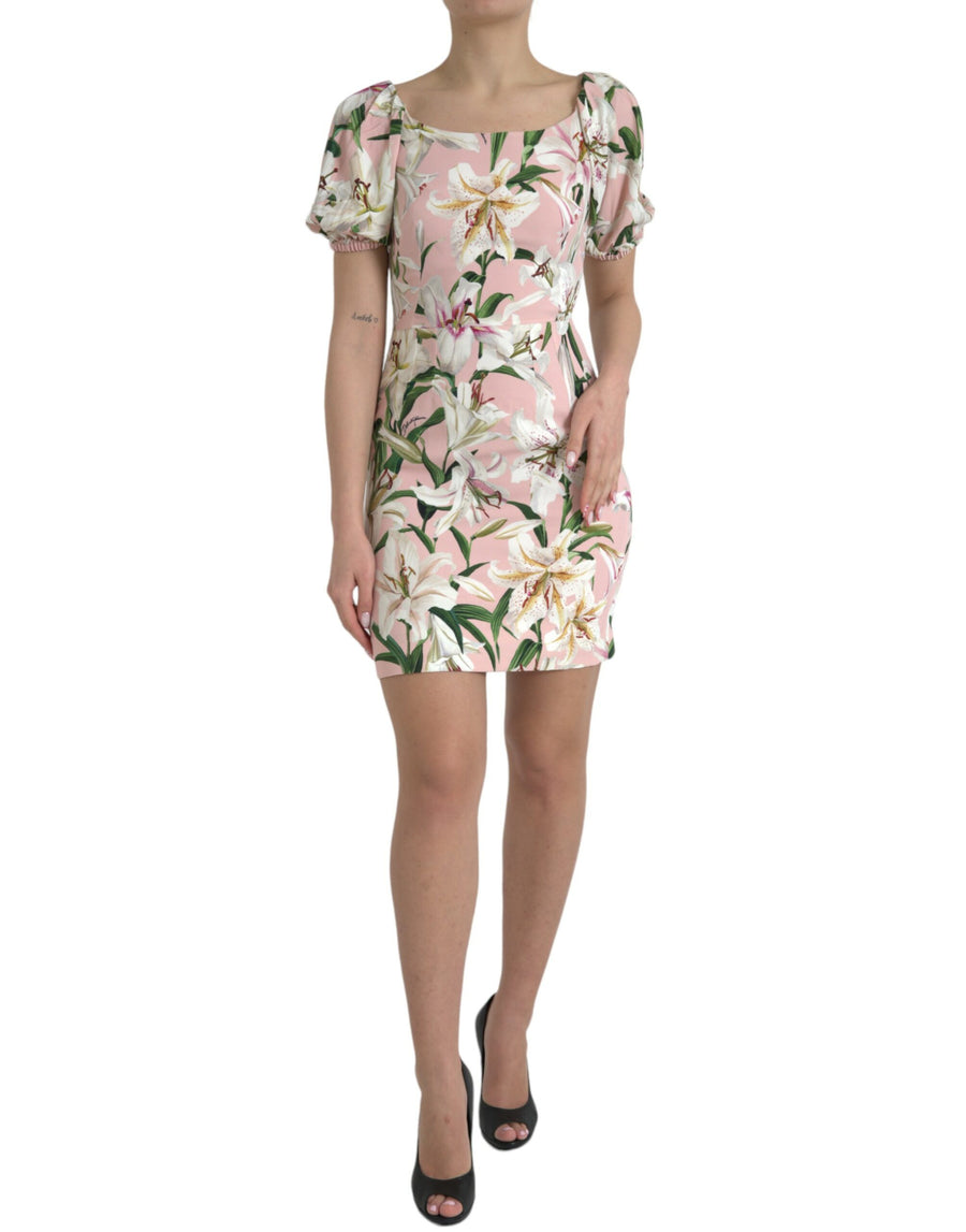 Dolce & Gabbana 95% Viscose 5% Elastane; lining 94% Silk 6% Elastane dress in pink