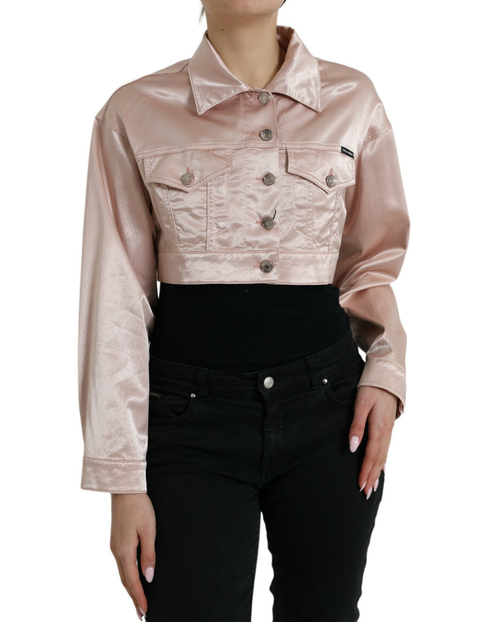 Dolce & Gabbana 98% Cotton 2% Elastane jacket in pink