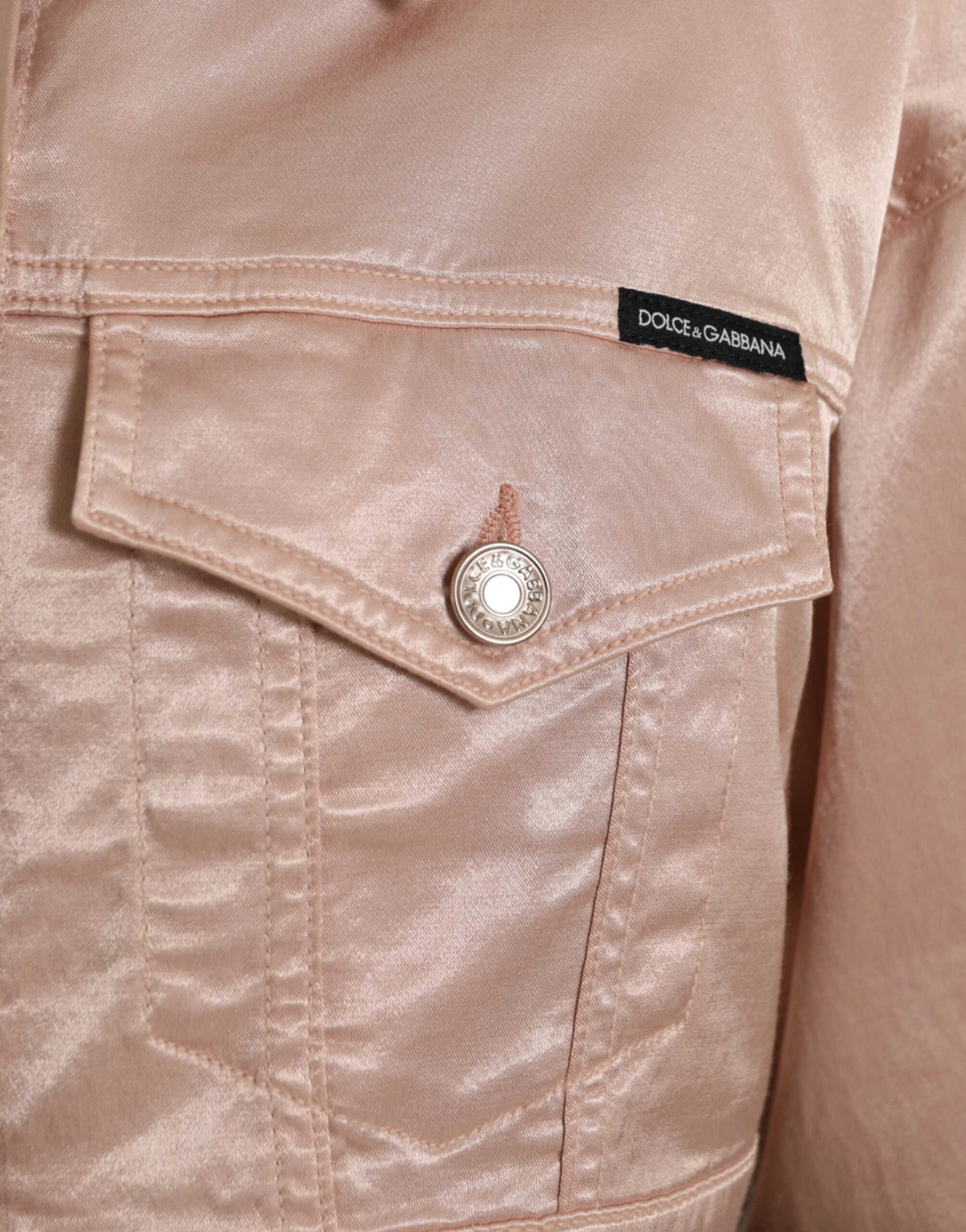 Dolce & Gabbana 98% Cotton 2% Elastane jacket in pink — view 5