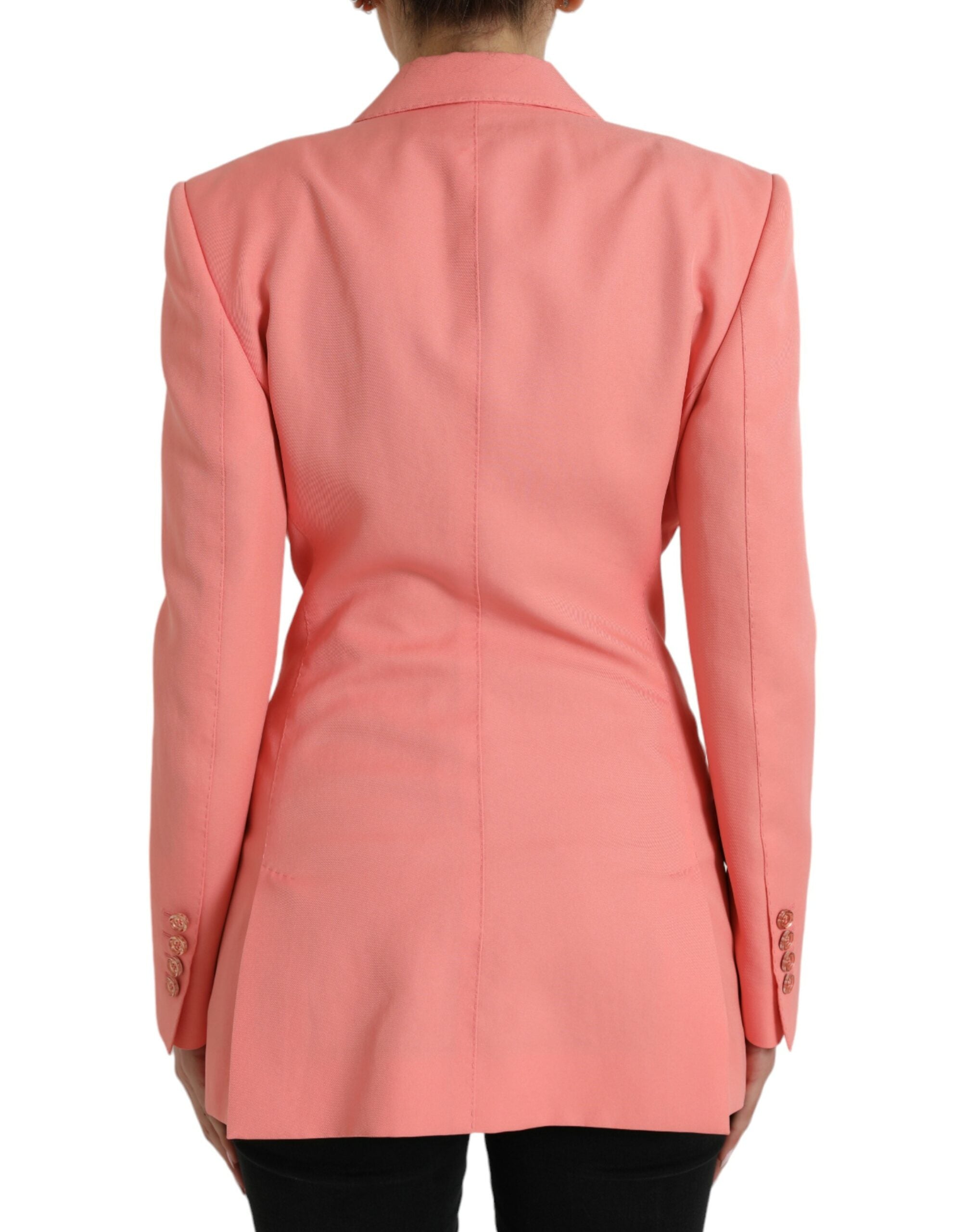 Dolce & Gabbana 57% Polyester blazer in pink — view 3