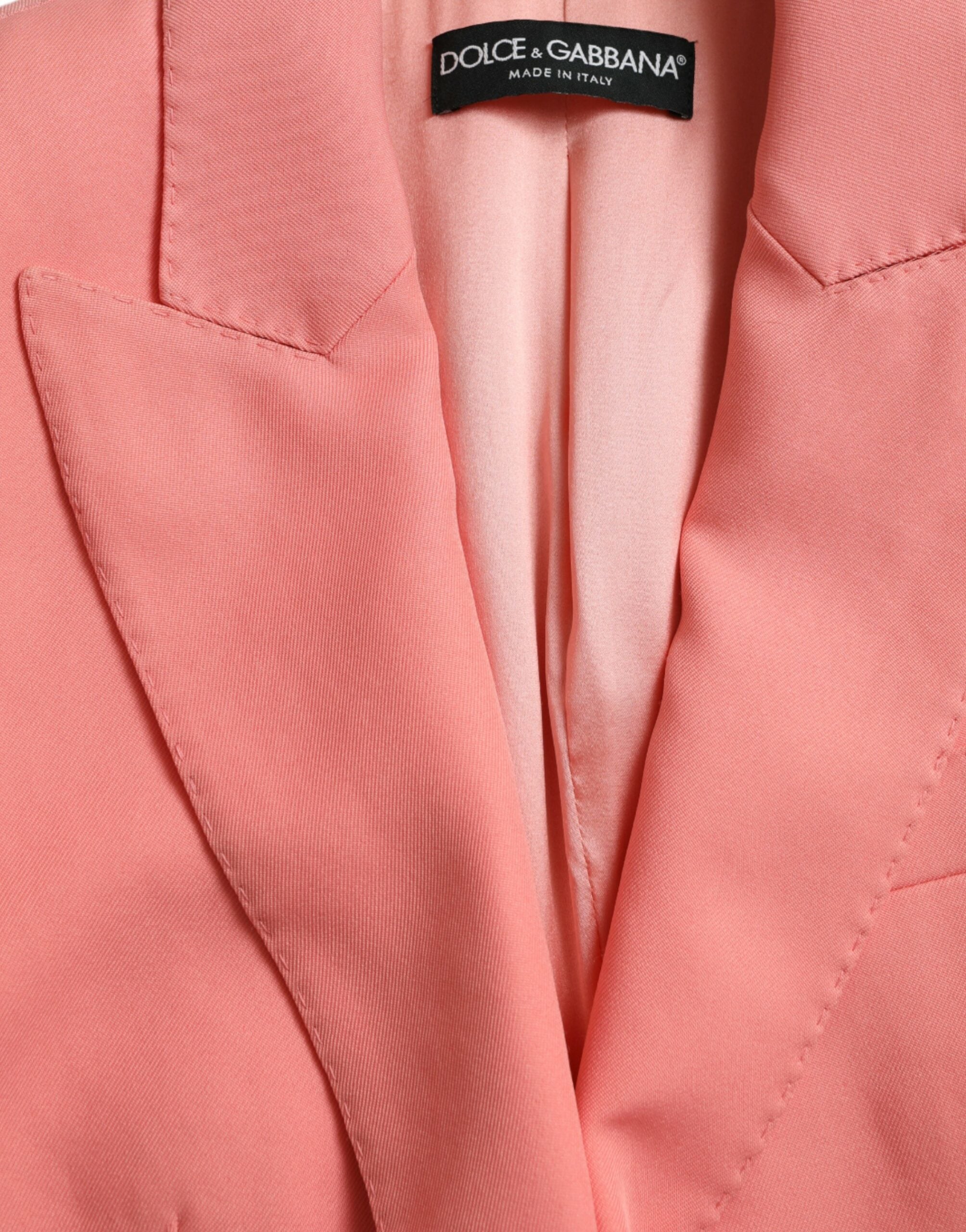 Dolce & Gabbana 57% Polyester blazer in pink — view 6