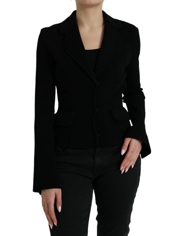 Dolce & Gabbana 72% Viscose blazer in black