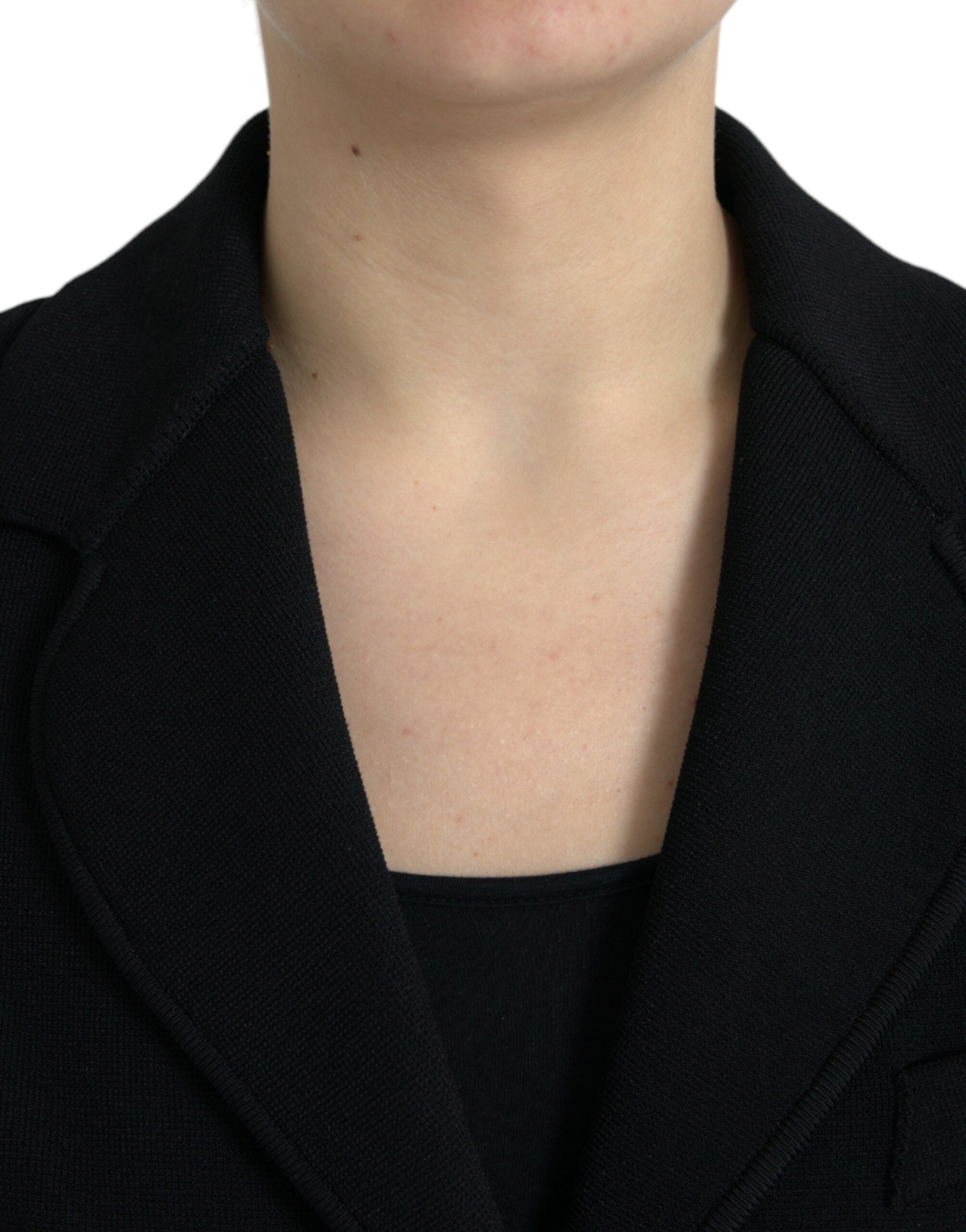 Dolce & Gabbana 72% Viscose blazer in black — view 4