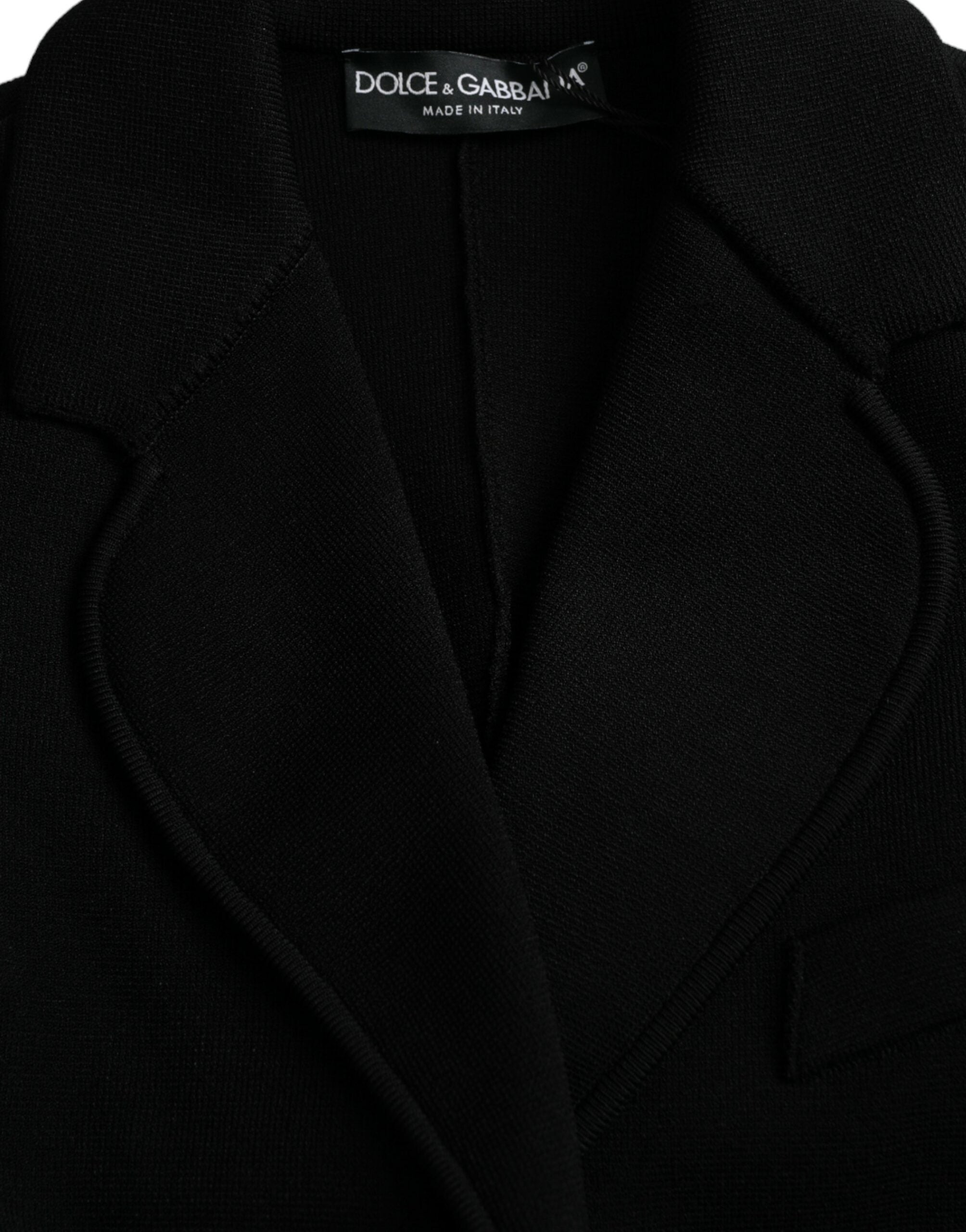 Dolce & Gabbana 72% Viscose blazer in black — view 6