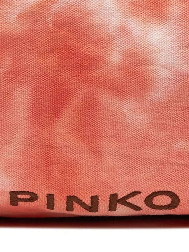 Pinko 100% Cotton tote bag in orange