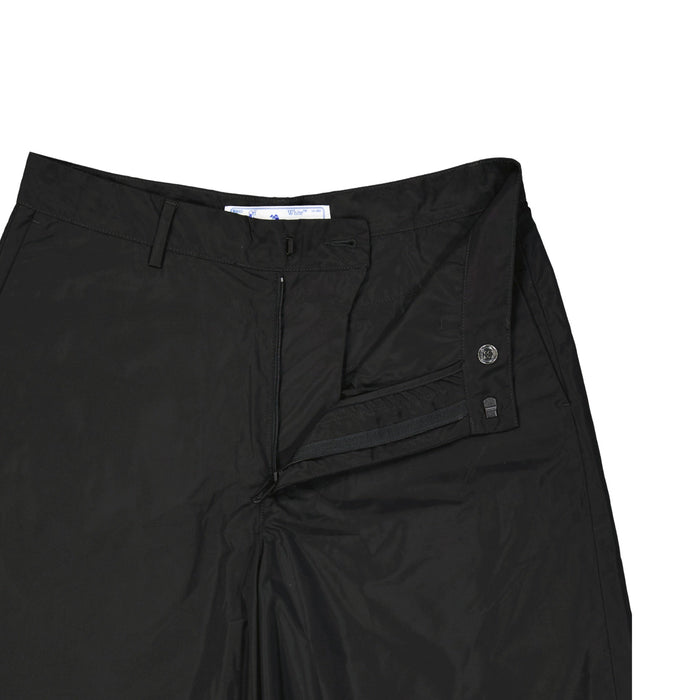 Off-White Casual Short Black Polyester