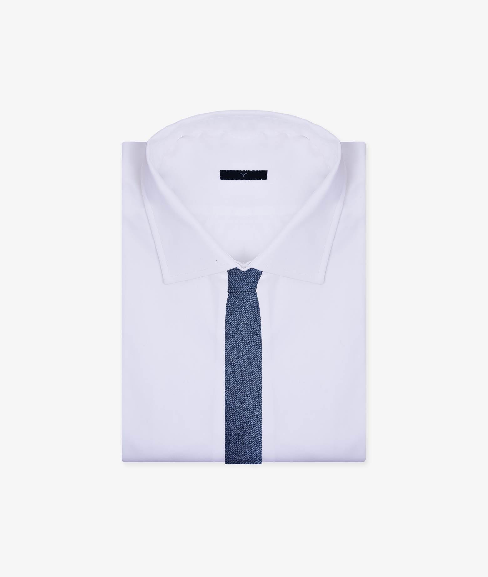 Blue Silk Tie Plain