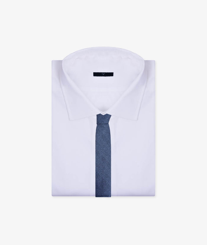 Blue Silk Tie Plain