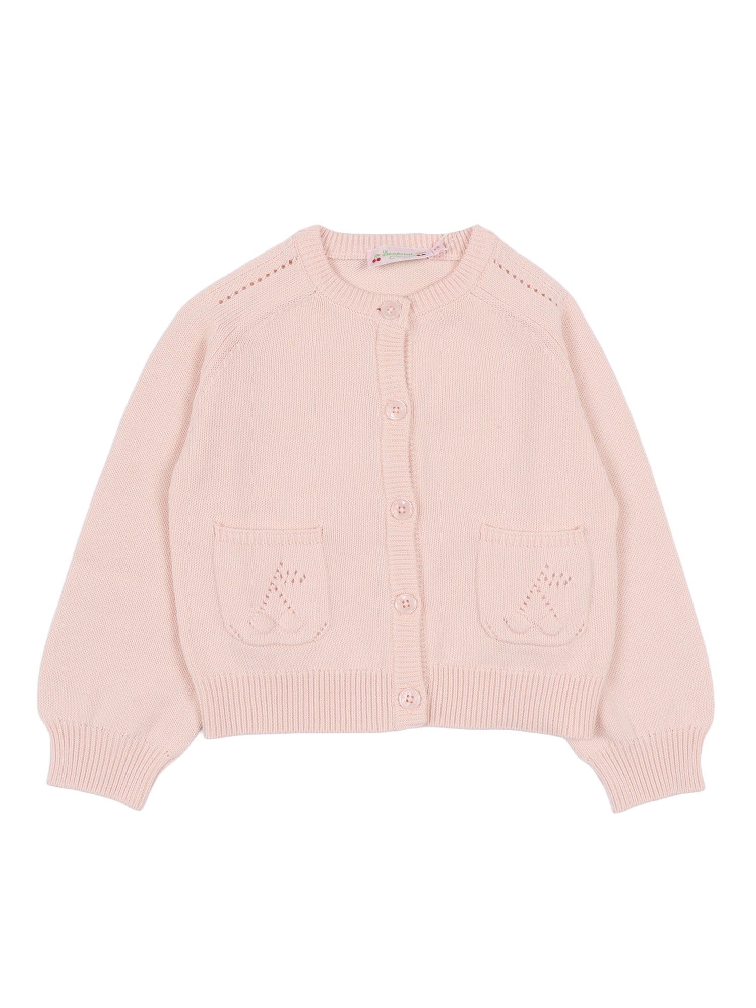 ELISEA CARDIGAN Pink Organic Cotton