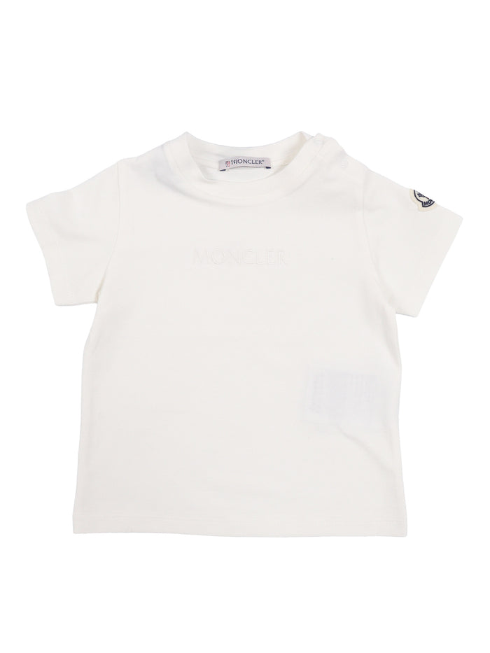 SS T-SHIRT White Elastane Cotton Short Sleeves
