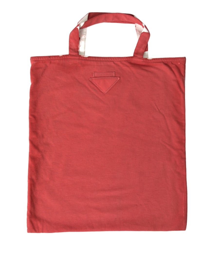 Prada Fabric tote bag in red