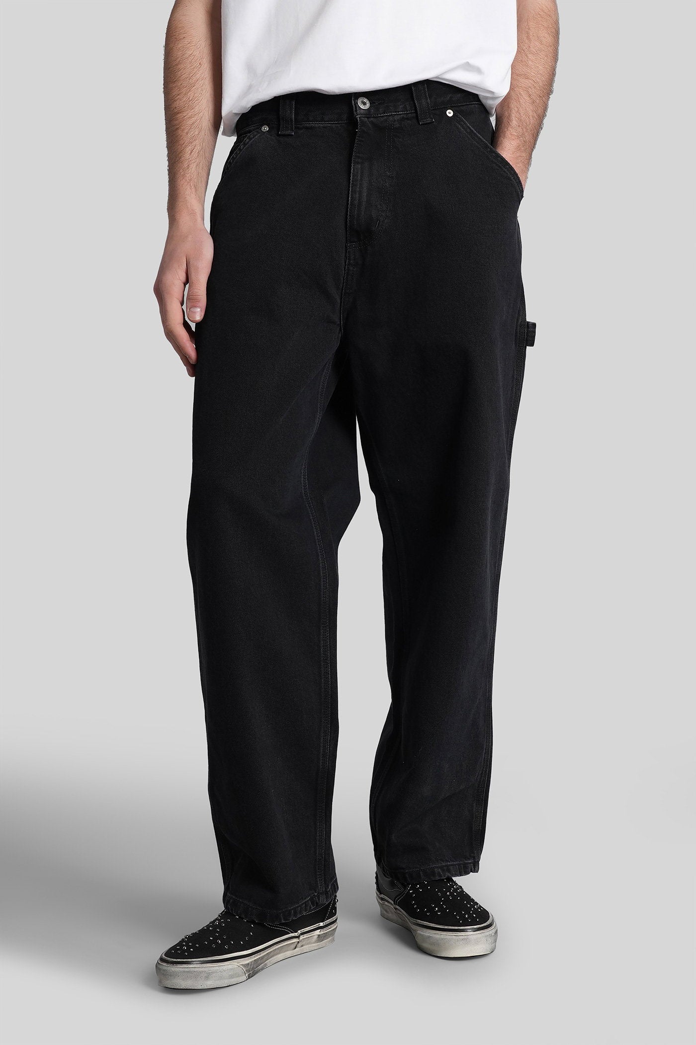 Belmont Pant Jeans Black Denim Abbigliamento