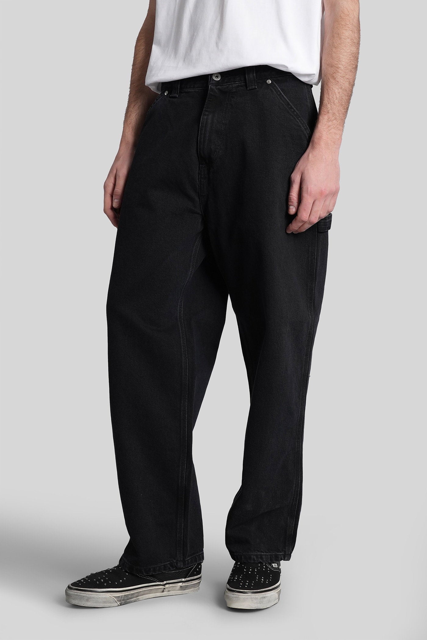 Belmont Pant Jeans Black Denim Abbigliamento