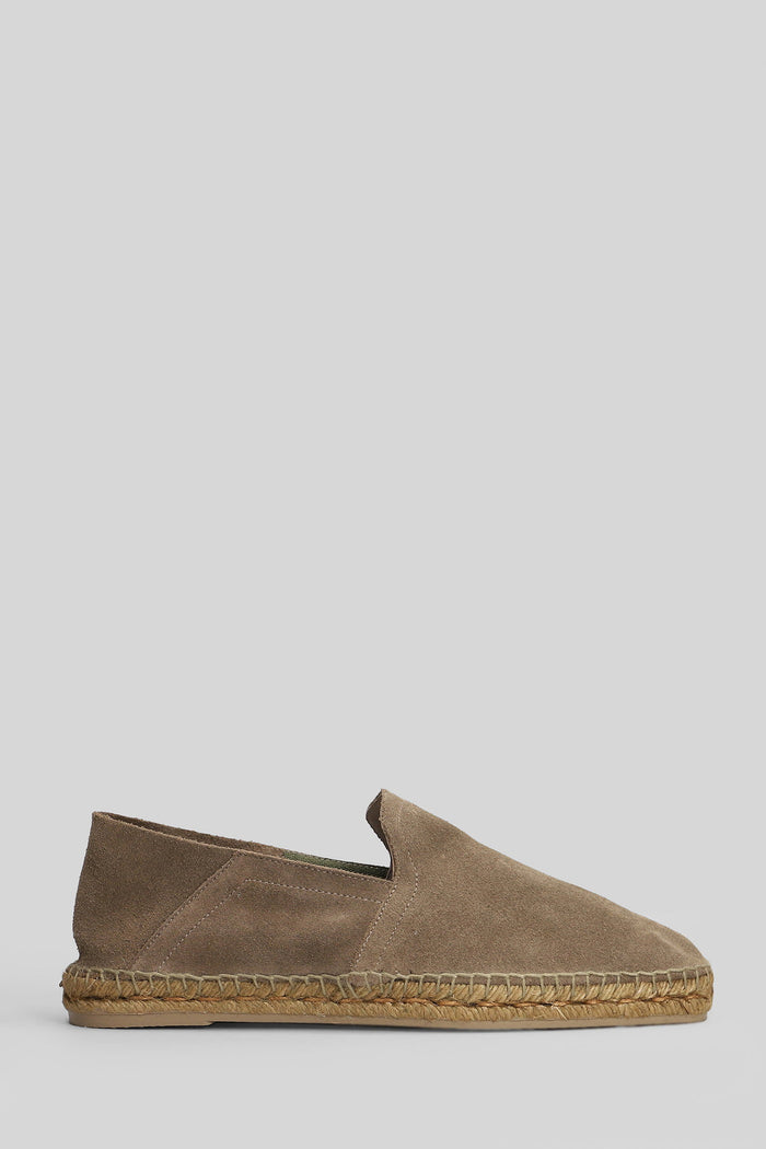 Parker T-186 Espadrilles Taupe Suede Scarpe