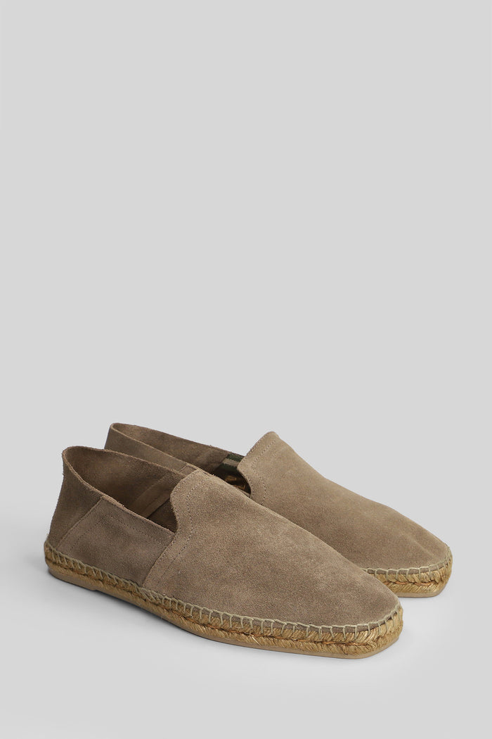 Parker T-186 Espadrilles Taupe Suede Scarpe