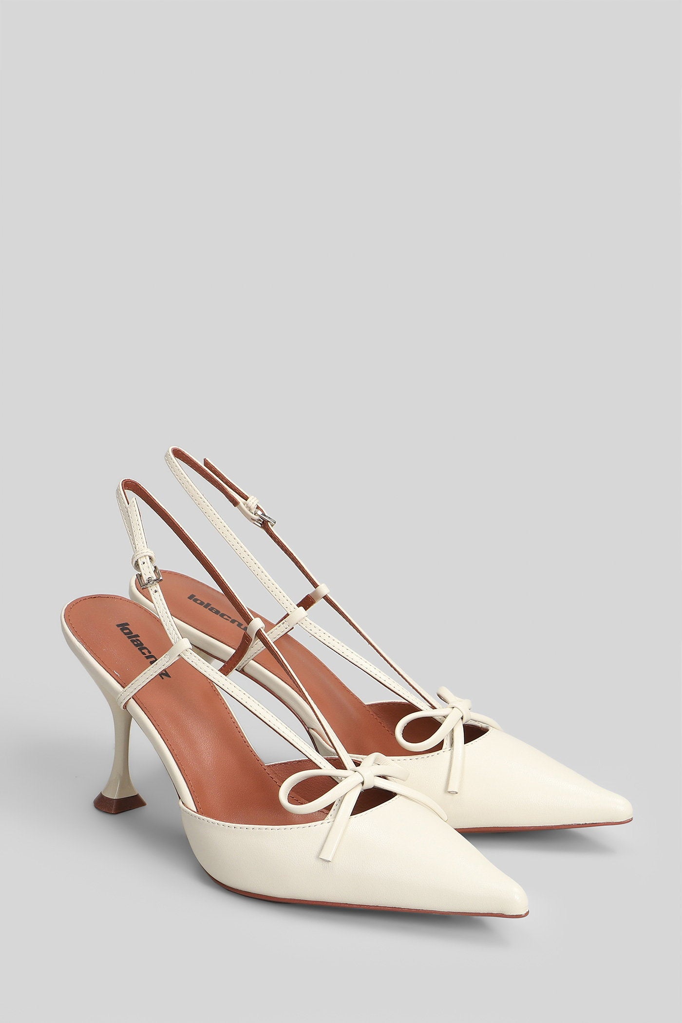 Audrey Pump 80 Pumps Beige Leather Scarpe